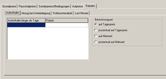 Preisklassen bearbeiten 2.